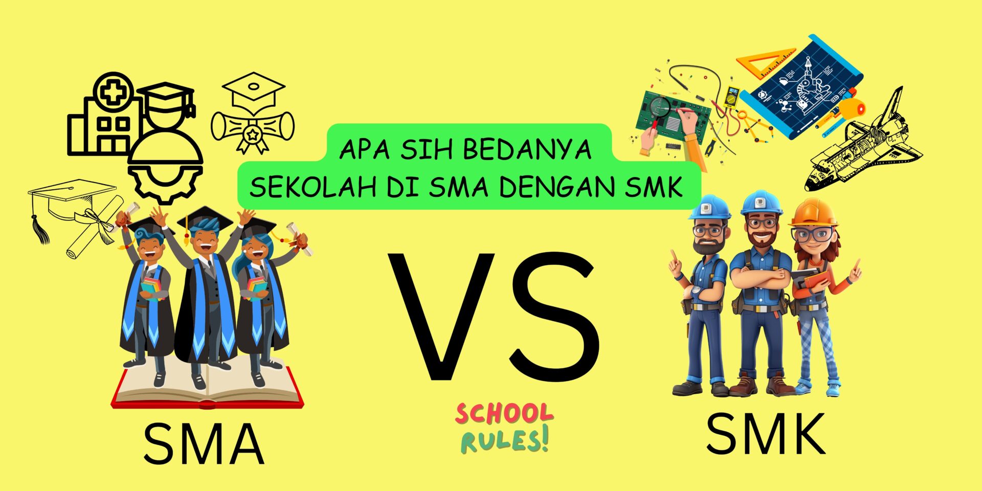 Pilih SMA atau SMK, Bedanya Apa Sih?